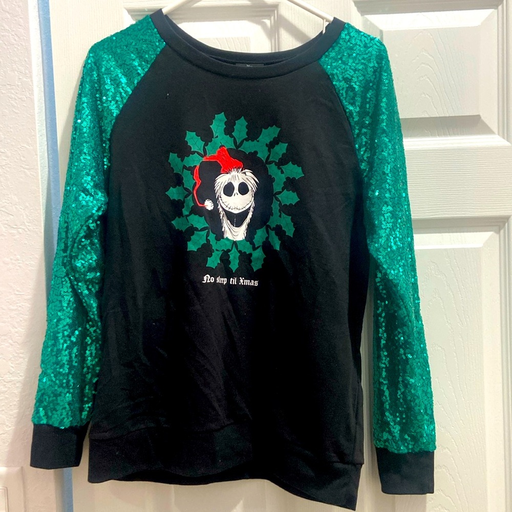 Disneys Nightmare Before Christmas sweater.